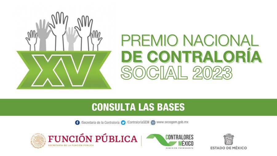 Premio Nacional de Contraloría Social 2023 Portal Gubernamental del